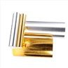 silver and gold metallized film