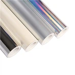 Hõbedane PET harjatud kile